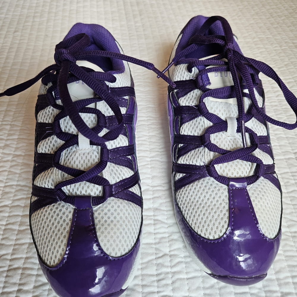 Bloch Purple and White Dance/ Zumba/ Fitness Shoes